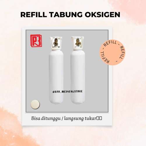 Isi Ulang/Refill Tabung O2 1m3