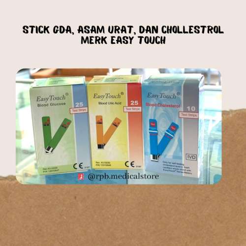 Stick GDA, Uric Acid dan Chollestrol Easy Touch
