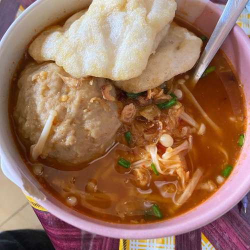 Seblak pentol besar Cuanki/ batagor