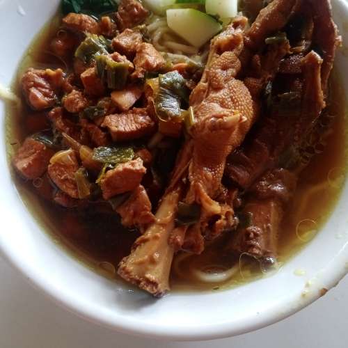 Mie ayam ceker