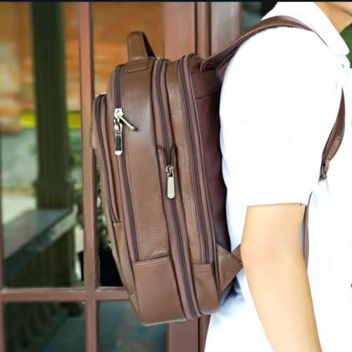DULOZ tas Ransel kulit