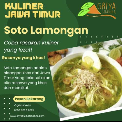 Soto ayam griya shakira