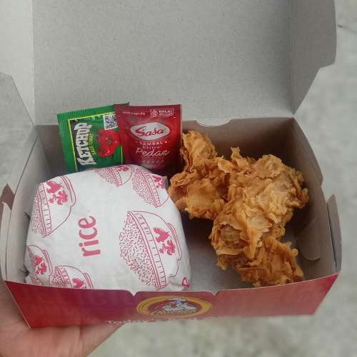 Nasi Fried chicken sayap #Favoritz fried chicken