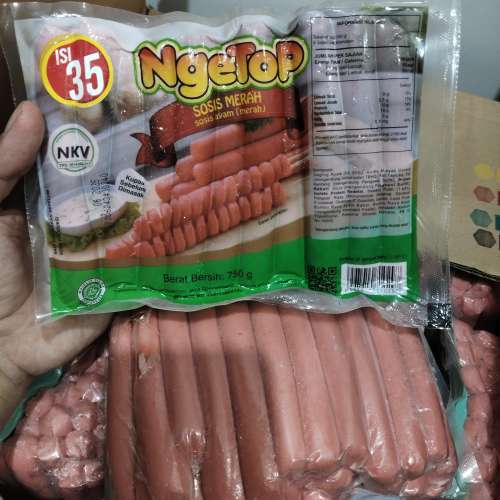Ngetop sosis merah 750gr