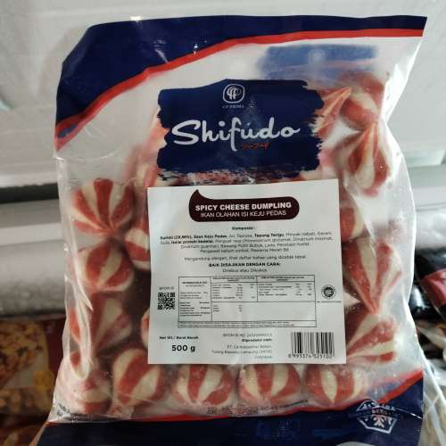 Sifudo dumpling keju pedas