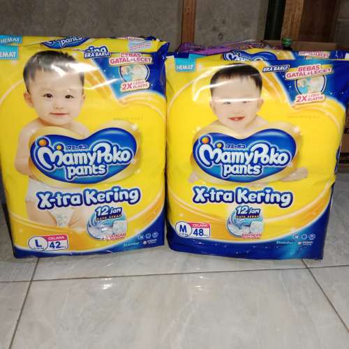 Mamypoko xtra kering jumbo s56 m48 l42 xl38 xxl34
