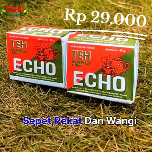 Teh echo hijau free gelas centel