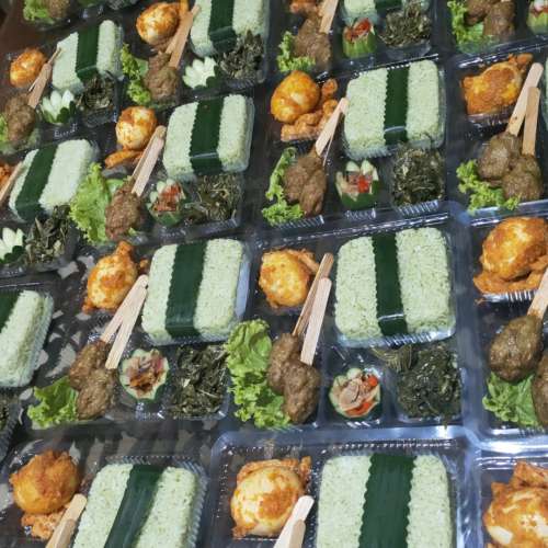 Lunch Box Nasi Pandan