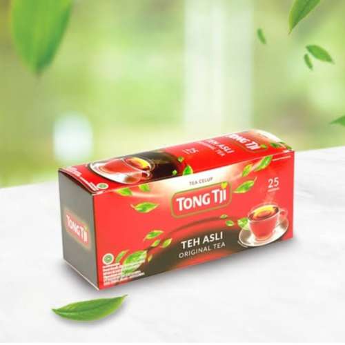 Teh tong Tji celup Original isi 25 pc Bonus Tepak