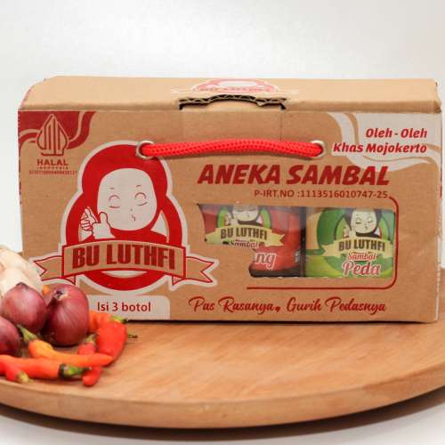 Paket sambal kemasan isi 3