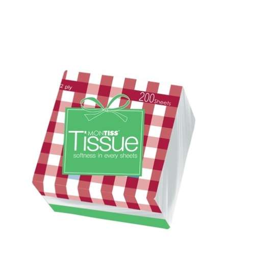 Tissu Montiss 200 Sheets Tissu Wajah Murah