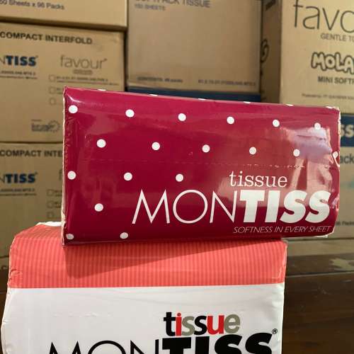 Tissu Wajah Merk Monttis isi 250 Sheets