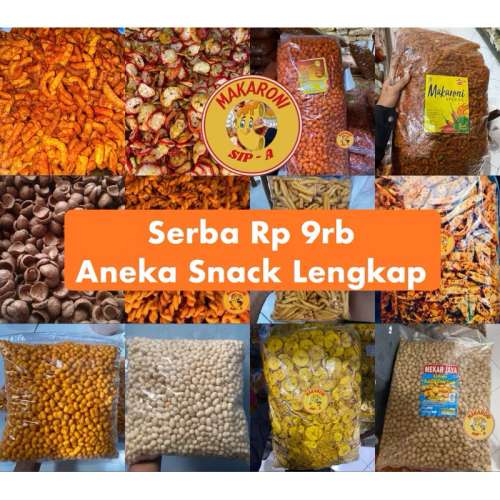 “Serba 9 ribu” 250 gram aneka camilan snack premium