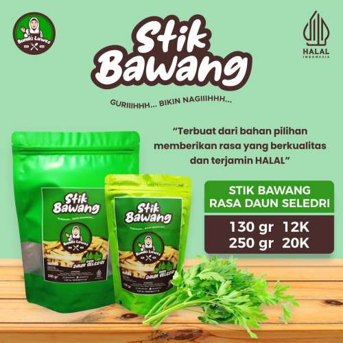 Stik Bawang Bunda Luwes Daun Seledri 250gr