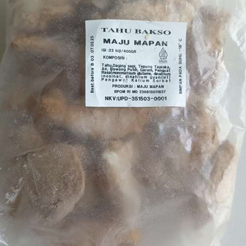 tahu bakso maju mapan