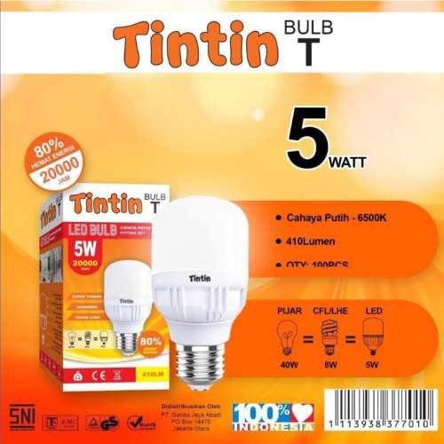 Lampu LED Tintin 5w