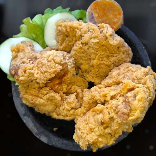 Ayam krispy paha atas/paha bawah+sambal (no nasi)