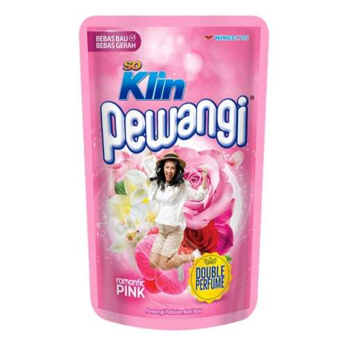 So Klin Pewangi Romantic Pink 800 ml