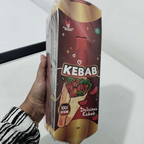 Kemasan kebab premium (bisa ditarik)