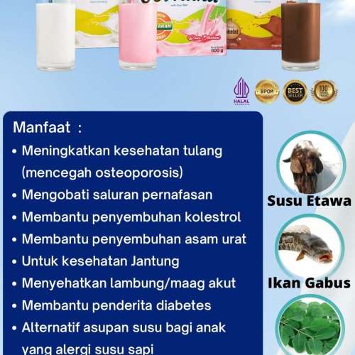 Susu kambing etawa premium 600gr