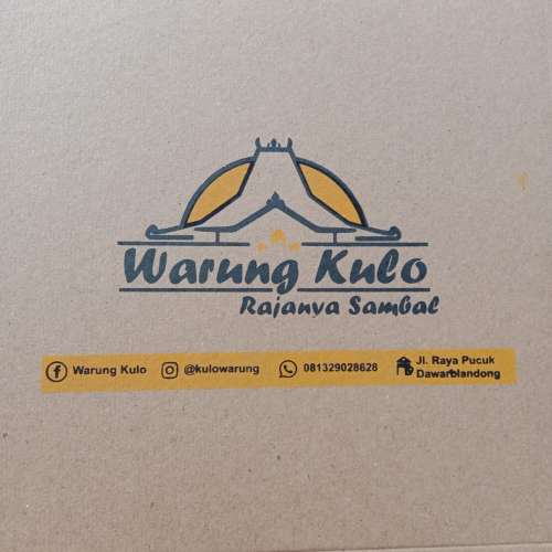 Kardus Nasi Kraft Laminasi Printing 100 pcs
