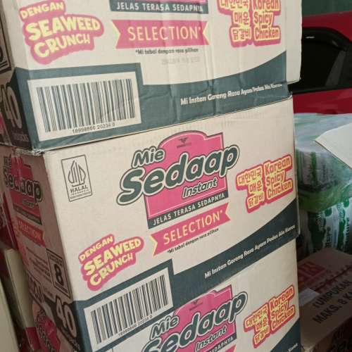 Mie sedaap selection dus