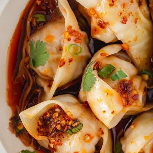 Wonton chili oil