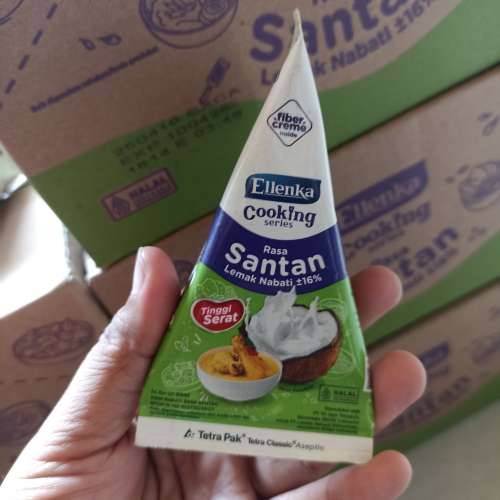 Santan Cair Fiber Creme