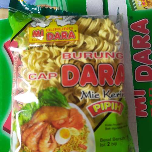 Mie burung dara pipih 5 pack (habis)