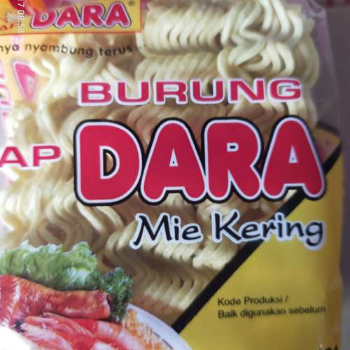 Mie  burung dara 5 pack