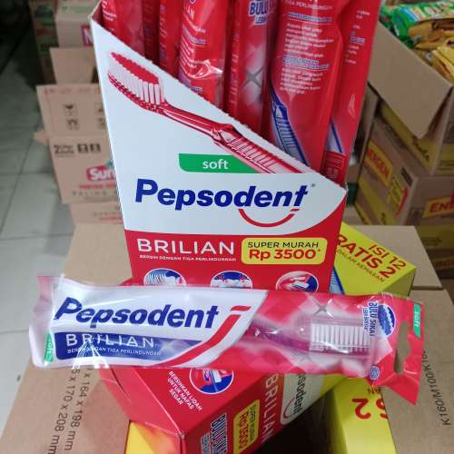 Sikat gigi isi 1 pepsodent