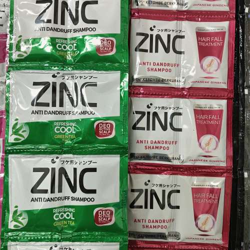 Zinc shampoo renteng