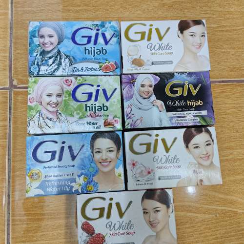 (1paket 3pcs) Giv sabun mandi