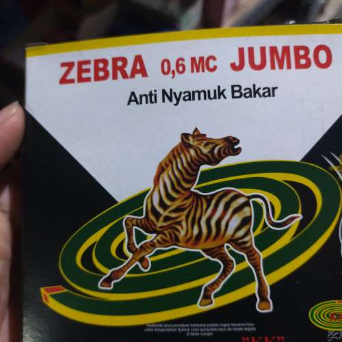 Zebra jumbo hitam 5 pack