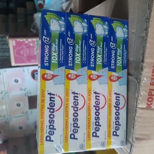Pepsodent strong isi 6