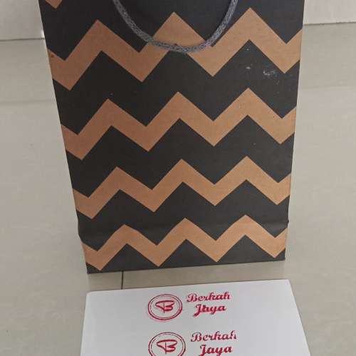 Paper bag / tas songgong / wafer motif, 1 lusin