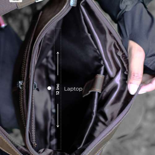 RETRO Tas Kulit laptop 12 inch