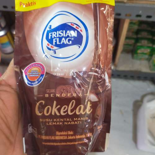 Susu Frisian flag 240g coklat