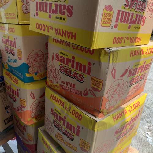 Sarimie gelas renceng