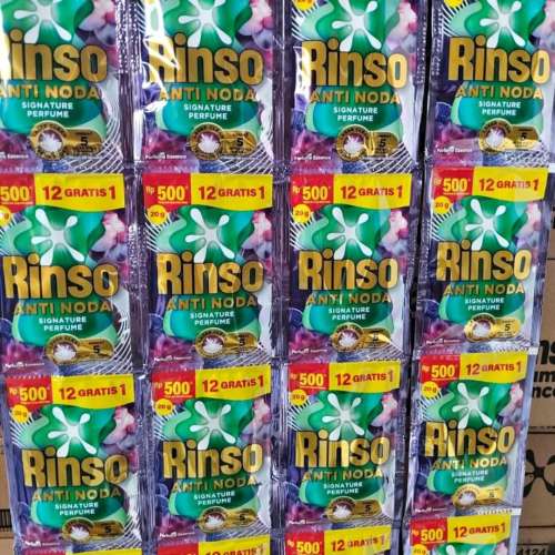 Rinso cair 500an isi 8 renteng