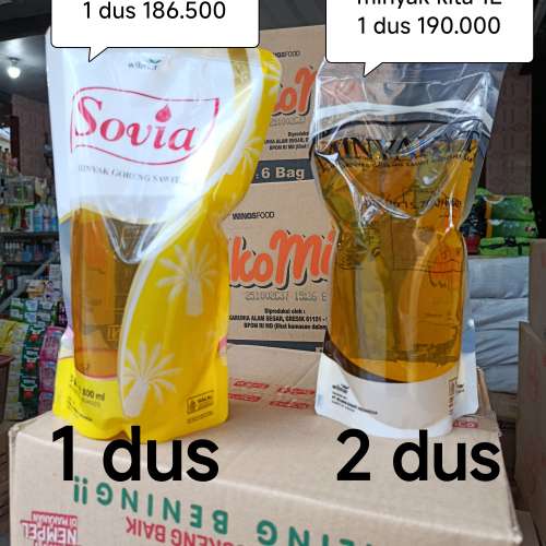 Minyak kita bundling sovia ( HABIS)