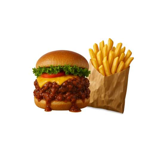 Chili dog + Fries