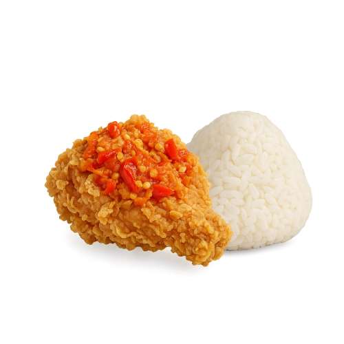 Geprek + Nasi