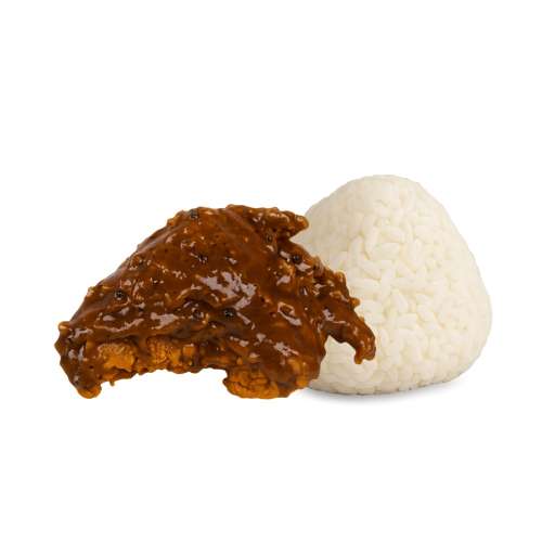 Ayam Lada Hitam + Nasi