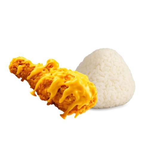 Ayam Cheesy bomb + Nasi