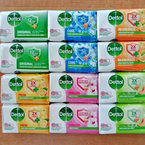 4pcs DETTOL 60GR VARIAN RANDOM