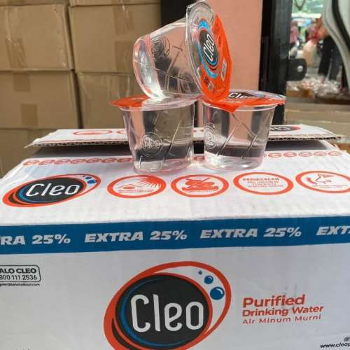 CLEO CUP CLEO GELAS KECIL 120ml Kartonan