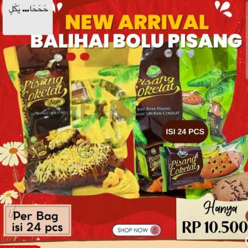 BOLU COKLAT BOLU PISANG BALIHAI KARTONAN