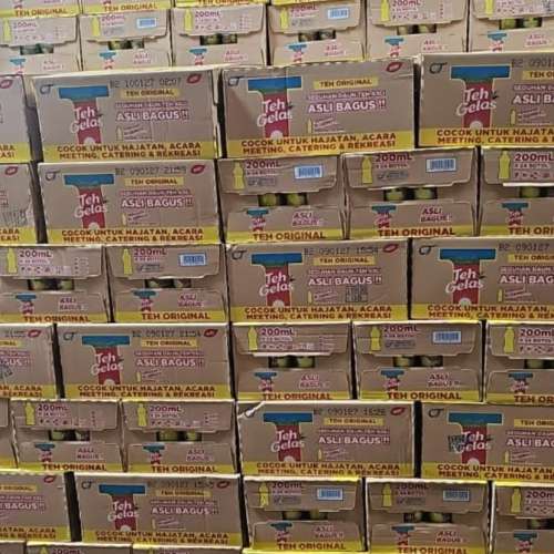 TEH GELAS BOTOL 200ML KARDUS ISI 24