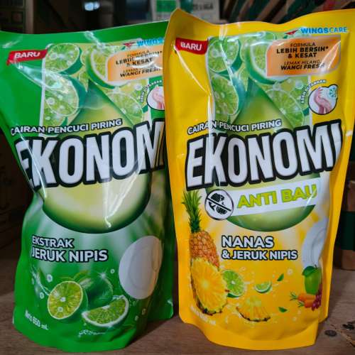Sabun ekonomi 650 ml pouch / sabun cuci piring